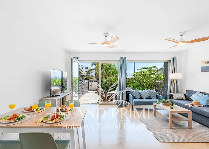Villa Seaviews Family In Seaside Complex In Amarilla Golf Sbv30